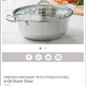 Princess House Dutch oven 6qts